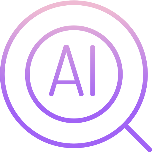 Inteligencia artificial Icongeek26 Outline Gradient icono