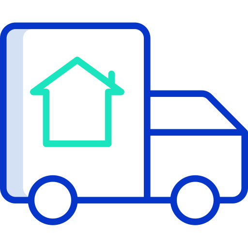 Moving truck Icongeek26 Outline Colour icon