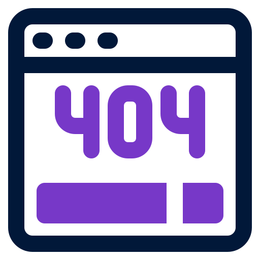 error 404 Generic color lineal-color icono