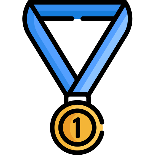 Medalla de oro Special Lineal color icono