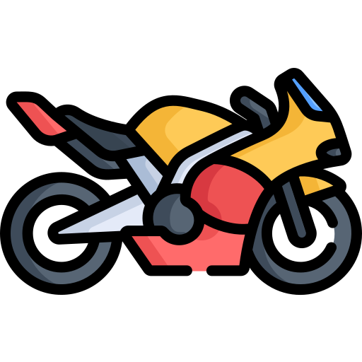 Moto Special Lineal color icono
