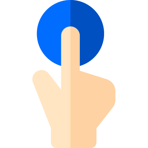 Dedo Basic Rounded Flat icono