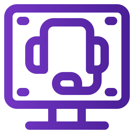 soporte en línea Generic gradient outline icono