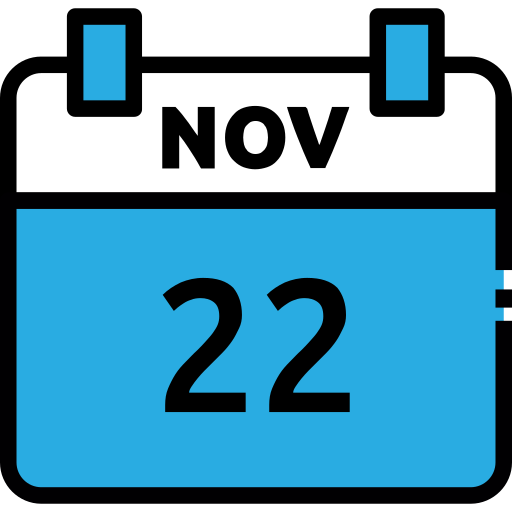 Calendario SBTS2018 Blue icono