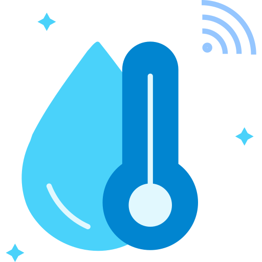 Thermometer SBTS2018 Blue icon
