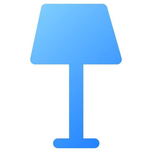 lámpara Generic gradient fill icono