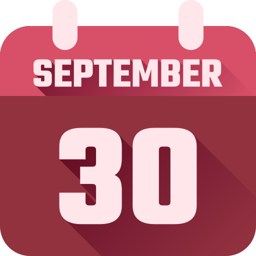 September Generic color fill icon