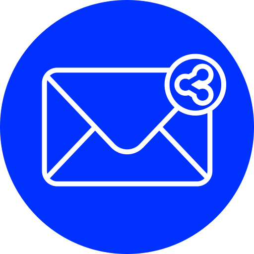 compartir correo electrónico Generic color fill icono