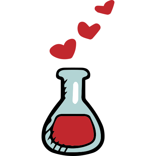 química Hand Drawn Color icono
