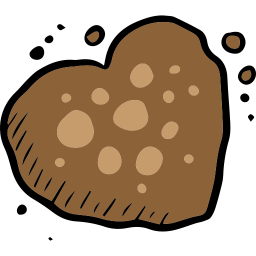 Cookie Hand Drawn Color icon
