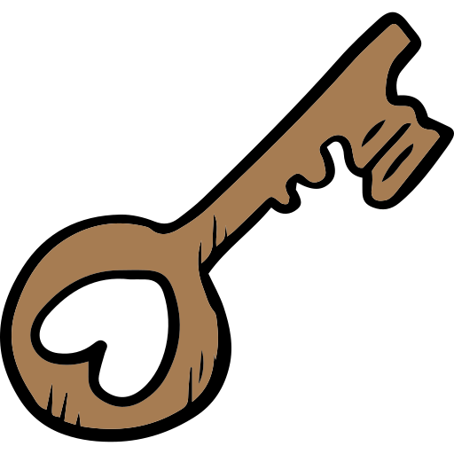 Ключ Hand Drawn Color иконка