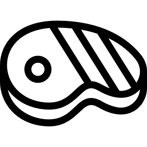 stek Detailed Rounded Lineal ikona