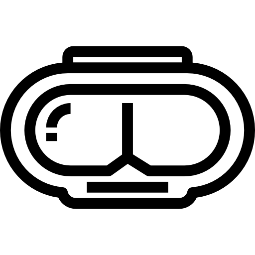 очки для плавания Detailed Straight Lineal иконка