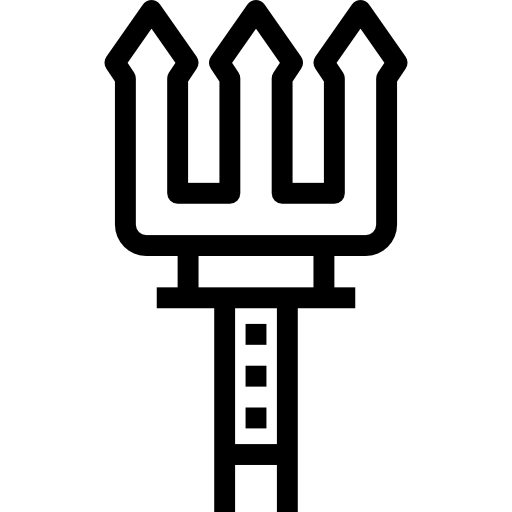 arpón Detailed Straight Lineal icono