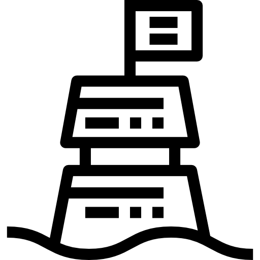 boya Detailed Straight Lineal icono