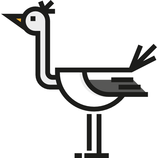 Stork Detailed Straight Lineal color icon