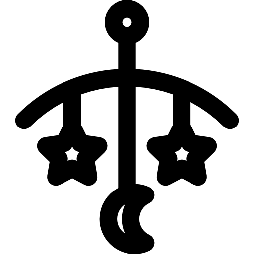 kinderbett spielzeug Basic Rounded Lineal icon