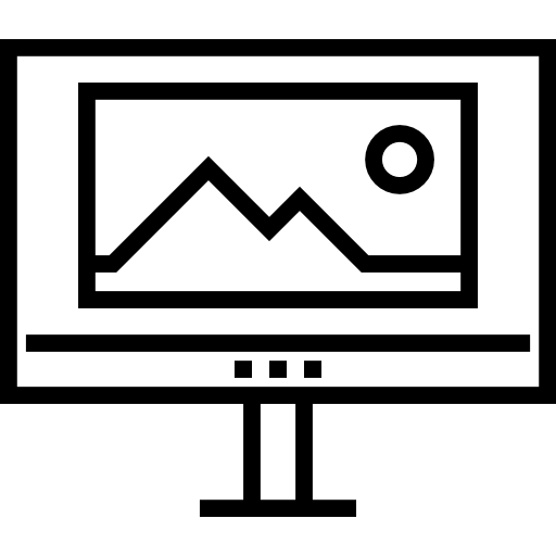 computer Detailed Straight Lineal icona