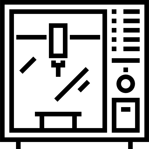 drukarka 3d Detailed Straight Lineal ikona