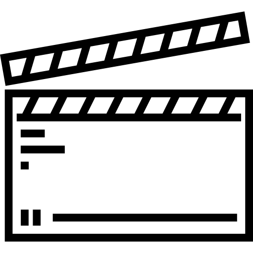 clapperboard Detailed Straight Lineal icon