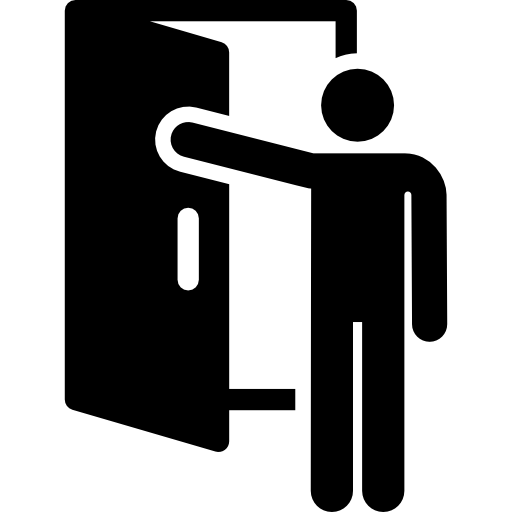 Exit Pictograms Fill icon