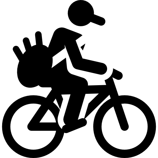 bicicletta Pictograms Fill icona
