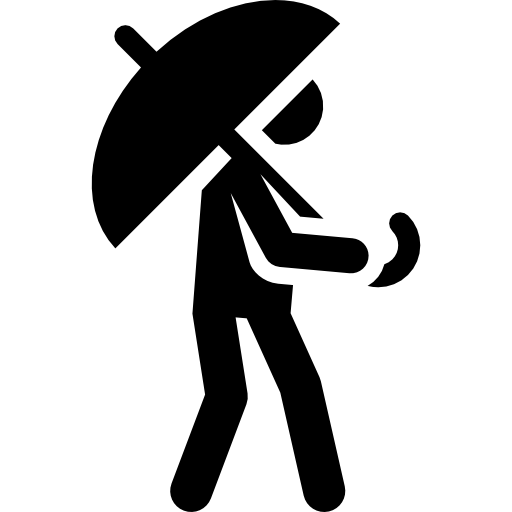 lloviendo Pictograms Fill icono