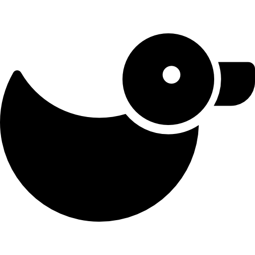 Duck Basic Rounded Filled icon