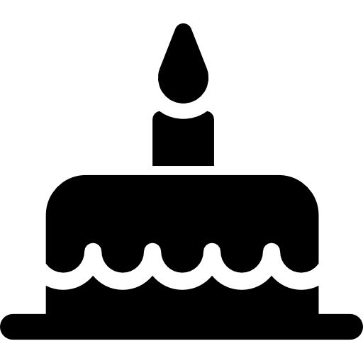 torta Basic Rounded Filled icona