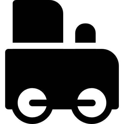 기차 Basic Rounded Filled icon