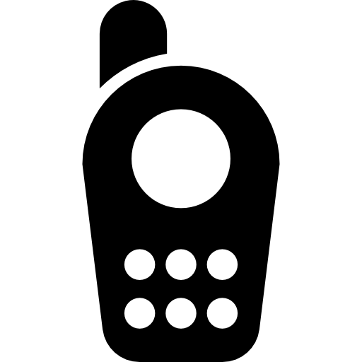 walkie talkie Basic Rounded Filled Ícone