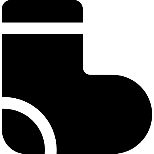 Sock Basic Rounded Filled icon