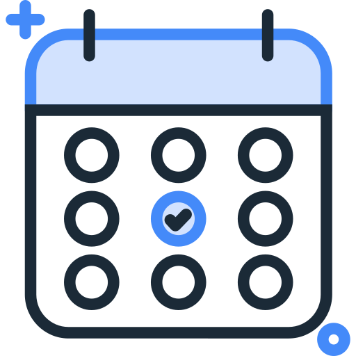 kalender SBTS2018 Blue icoon