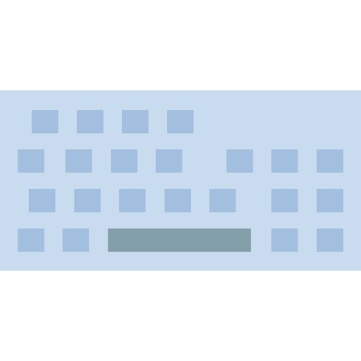 tastatur SBTS2018 Flat icon