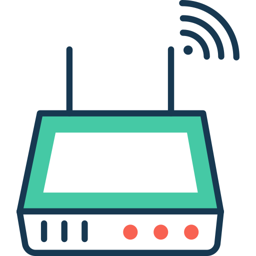 modem SBTS2018 Lineal Color icona