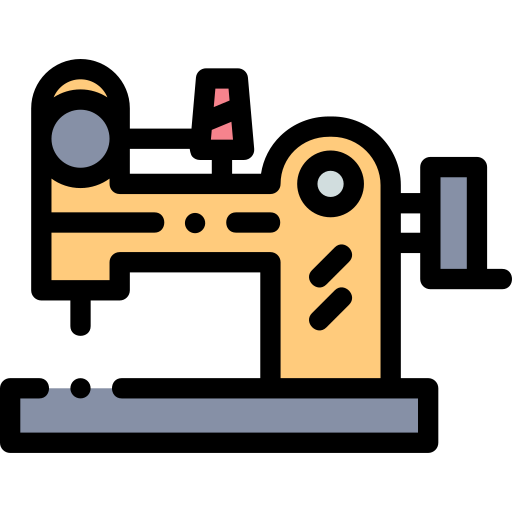 Sewing machine Detailed Rounded Lineal color icon