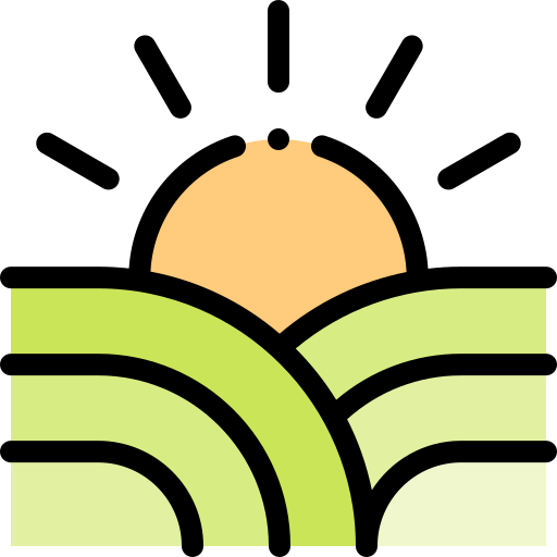 農業と園芸 Detailed Rounded Lineal color icon