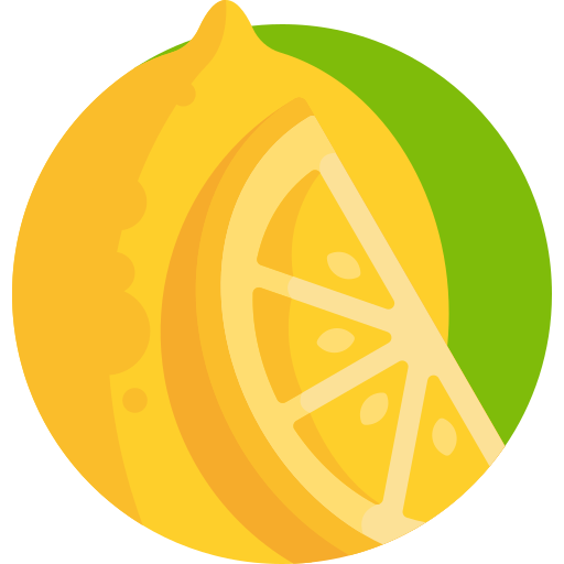 citron Detailed Flat Circular Flat Icône
