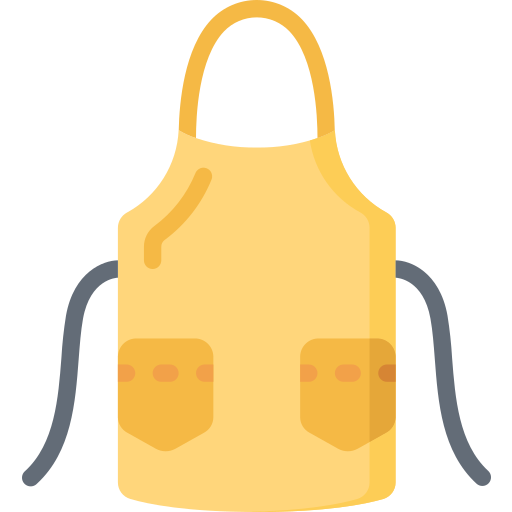 grembiule Juicy Fish Flat icona