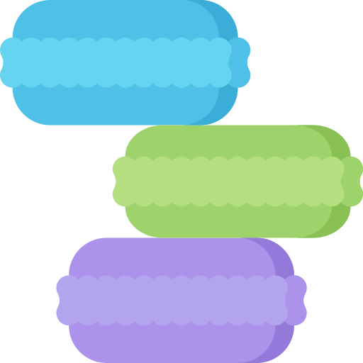 Macarons Juicy Fish Flat icon