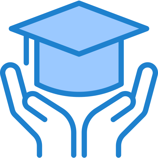 Diploma srip Blue icono