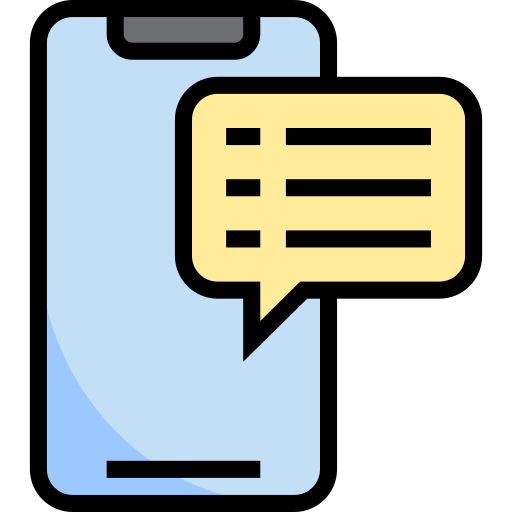 携帯電話 srip Lineal Color icon