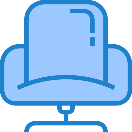 Cadeira srip Blue Ícone