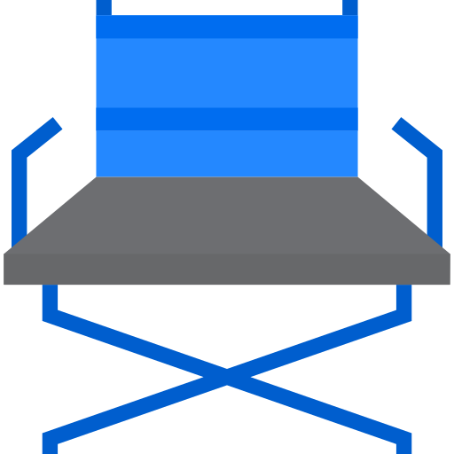 chaise srip Flat Icône