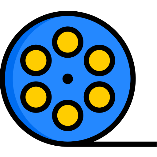 Camera srip Lineal Color icon