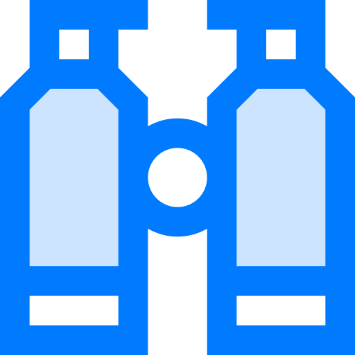 산소 탱크 Vitaliy Gorbachev Blue icon