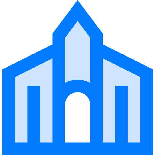 Buildings Vitaliy Gorbachev Blue icon
