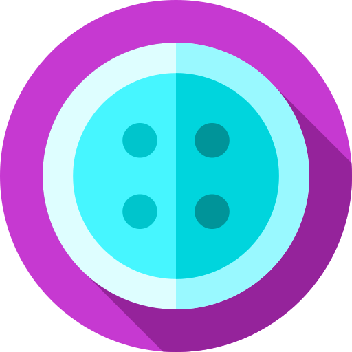 Botón Flat Circular Flat icono