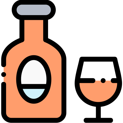 whiskey Detailed Rounded Lineal color icon