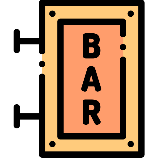 Bar Detailed Rounded Lineal color icono
